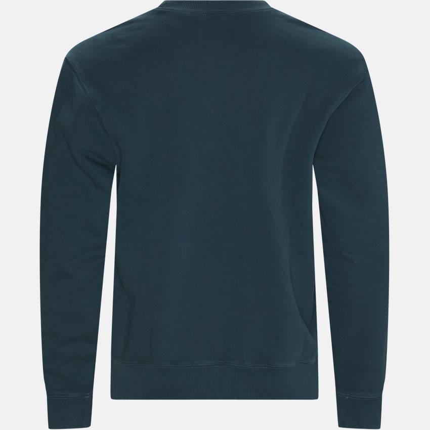 Carhartt WIP Sweatshirts MOSBY SCRIPT SWEAT I28585 DEEP LAGOON